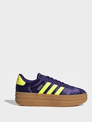 adidas Purple Vl Court Bold Junior Shoes - Image 1 of 10