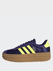 adidas Purple Vl Court Bold Junior Shoes - Image 3 of 10