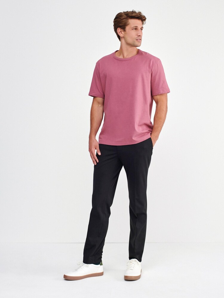 Black Skinny Fit Motion Flex Trousers - Image 2 of 7