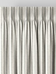 Emily Bond Grey Oscar Stripe Made to Measure Curtains - Image 5 of 9
