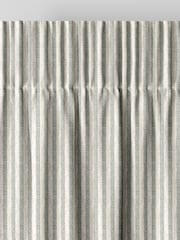 Emily Bond Grey Oscar Stripe Made to Measure Curtains - Image 6 of 9