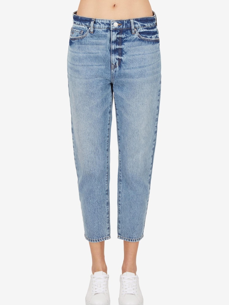 Armani Exchange Denim Lightwash Boyfriend Fit Jeans - Image 1 of 5