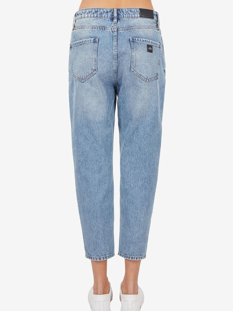 Armani Exchange Denim Lightwash Boyfriend Fit Jeans - Image 2 of 5