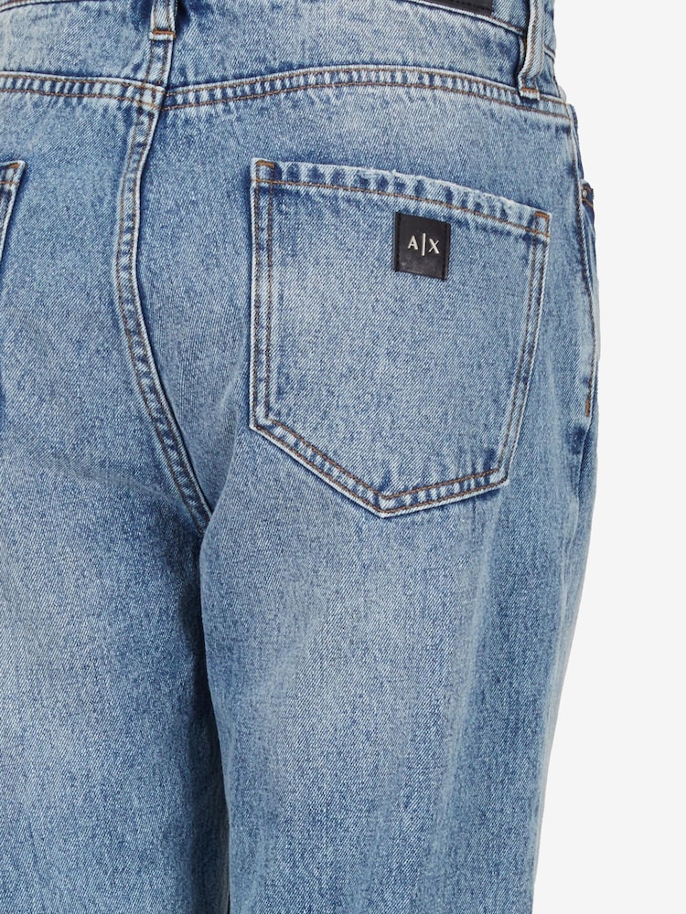 Armani Exchange Denim Lightwash Boyfriend Fit Jeans - Image 5 of 5