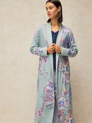 أزرق - روب منسوج Nina من White Stuff - Image 2 of 6