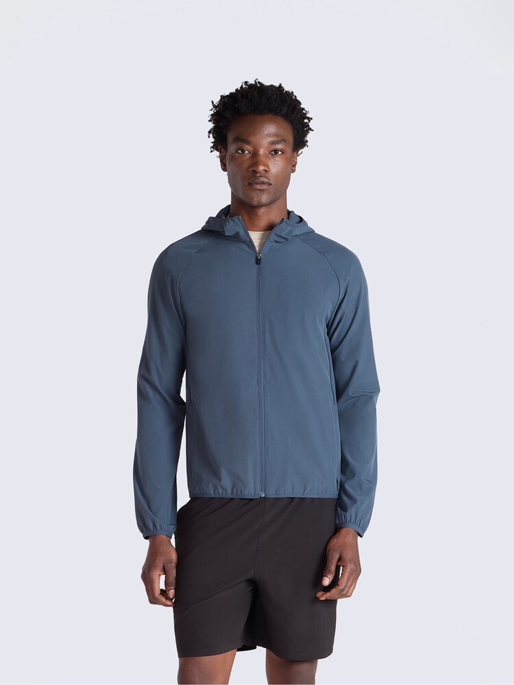 Animal Grey Avenue UV Lightweight Hooded Jacket - Image 1 of 5 Animal Grey Avenue UV Lightweight Hooded Jacket - Image 1 of 5