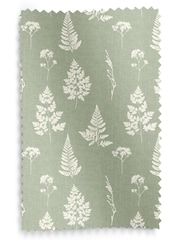 Emily Bond Sage Green 100% Cotton Tynesfield Made to Measure Roman Blinds - Image 6 of 6