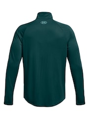 Under Armour Teal Blue Tech Quarter Zip Fleece - Image 4 of 4