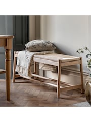 Gallery Home Natural Leroy Rope Bench - Image 1 of 7