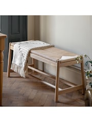 Gallery Home Natural Leroy Rope Bench - Image 2 of 7