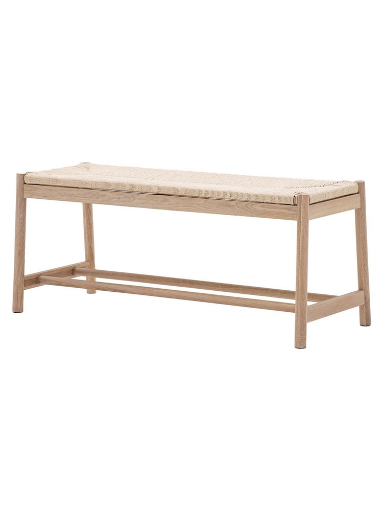 Gallery Home Natural Leroy Rope Bench - Image 7 of 7