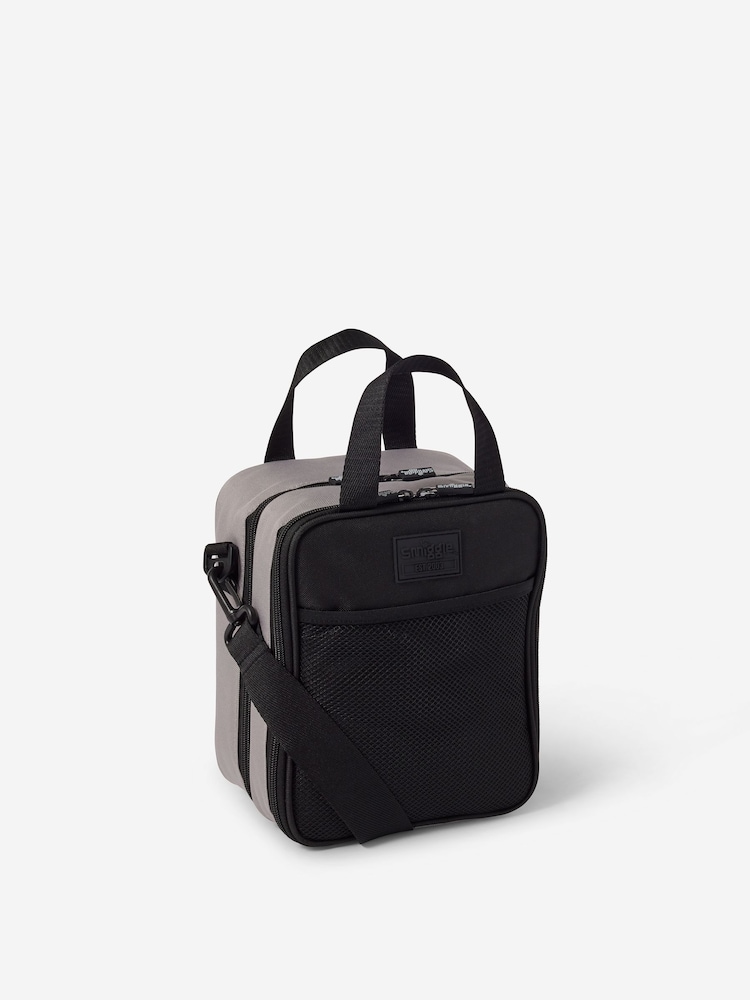 Smiggle Black Vertical Lunchbox With Strap - Image 1 of 2 Smiggle Black Vertical Lunchbox With Strap - Image 1 of 2