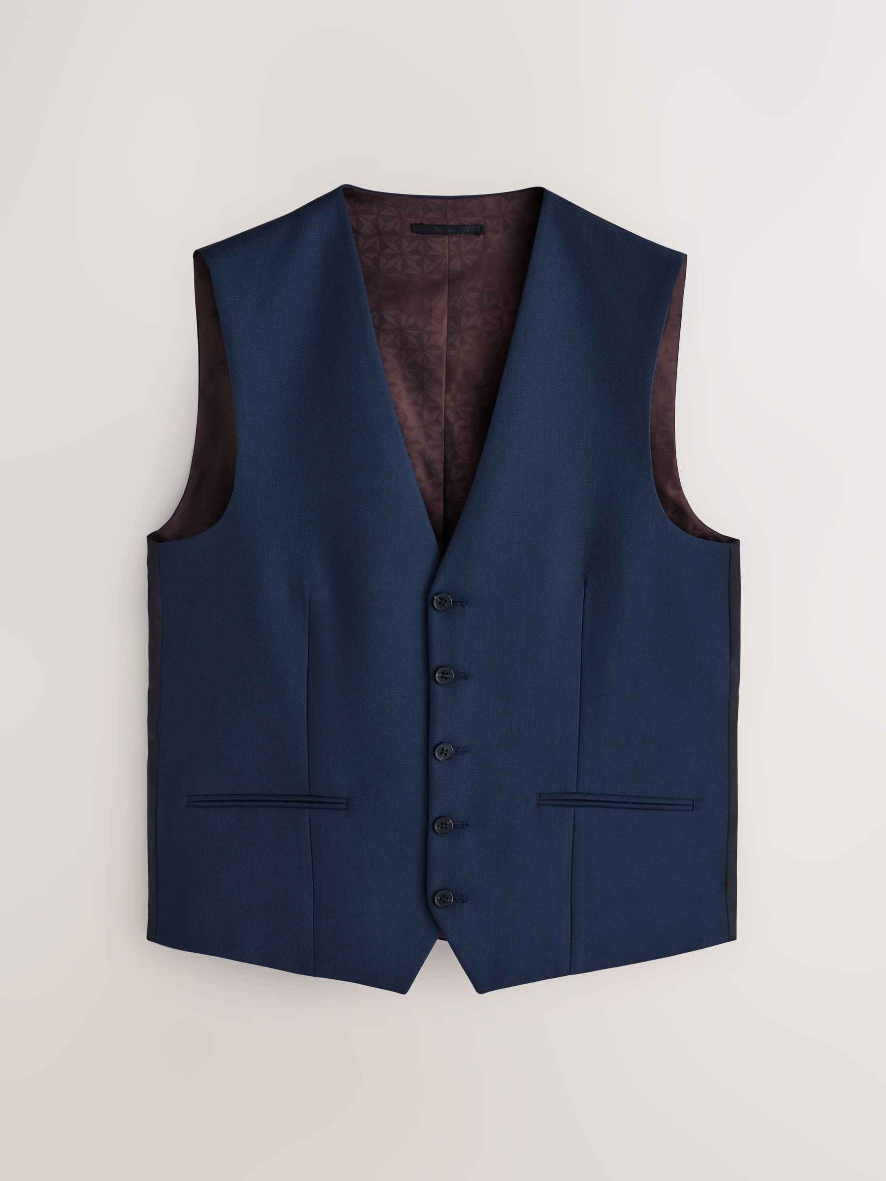 Buy Bright Blue Textured Suit Waistcoat from Next South Africa