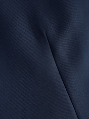 Bright Blue Textured Suit Waistcoat - Image 7 of 9