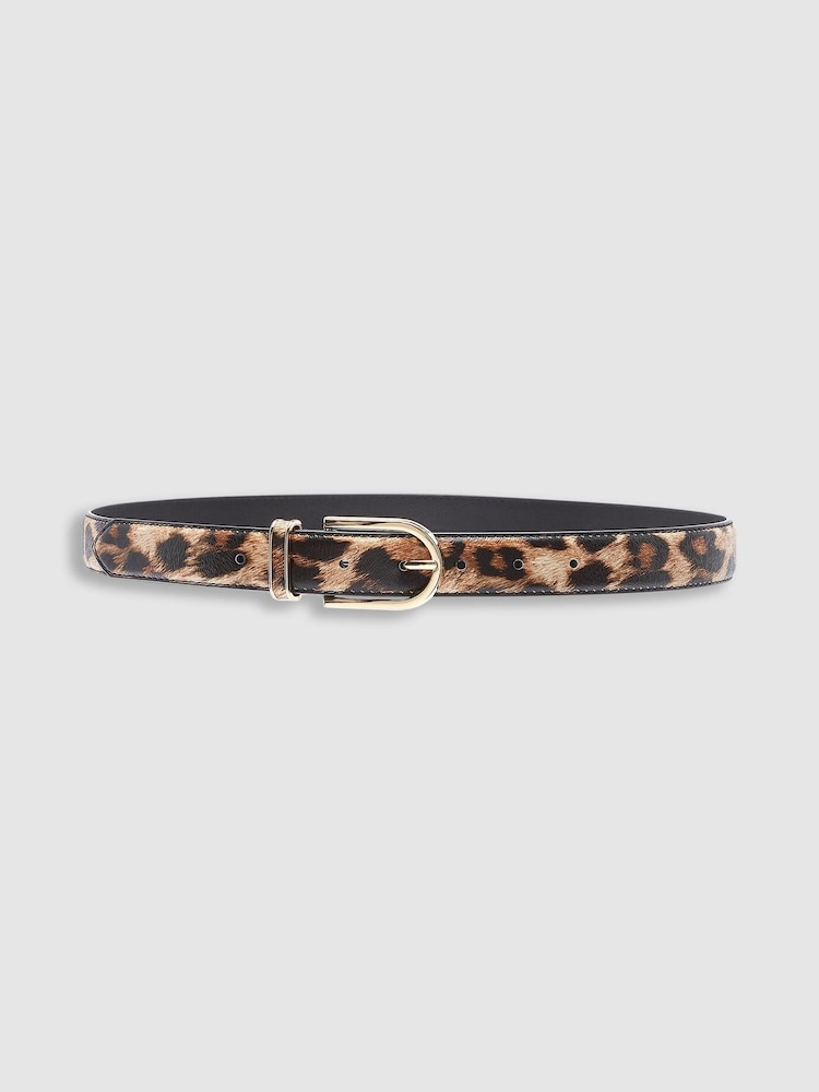 Animal PU Jeans Belt - Image 1 of 3