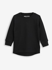 Black/White Long Sleeve Textured T-Shirts 3 Pack (3mths-7yrs) - Image 4 of 4