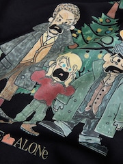 Black Home Alone Christmas Sweatshirt Hoodie (3-16yrs) - Image 3 of 4