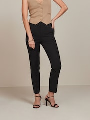 Schwarz - Figurformende Slim-Hose - Bild 2 von 7