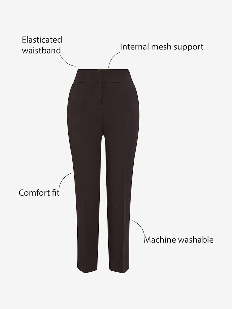 Schwarz - Figurformende Slim-Hose - Bild 7 von 7