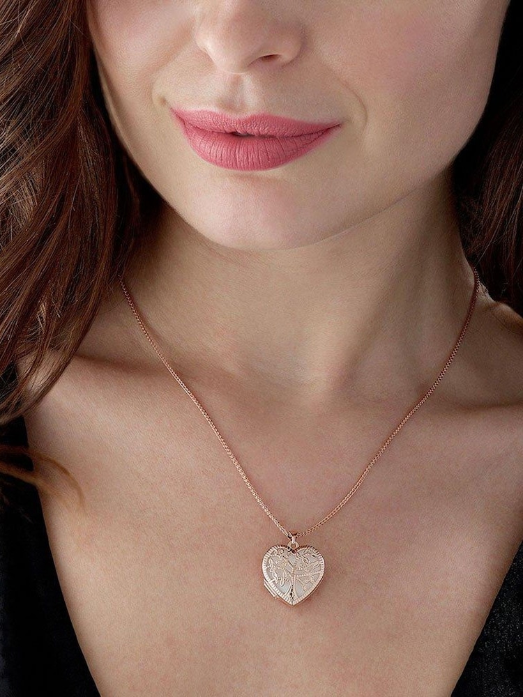 Beaverbrooks Sterling Silver Tree Heart Locket - Image 2 of 3