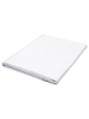 Bedeck of Belfast White Bob 600 Thread Count Egyptian Cotton Flat Sheet - Image 2 of 2