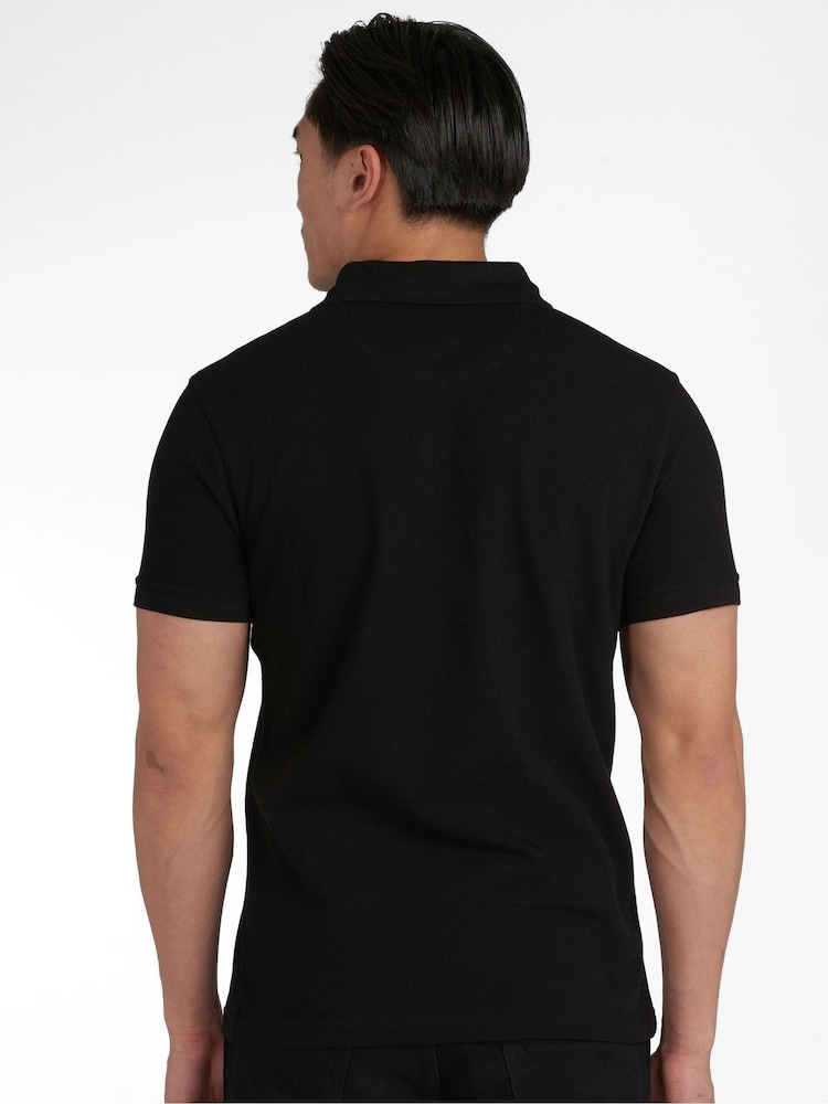Barbour® International 100% Cotton Essential Polo Shirt - Image 2 of 7