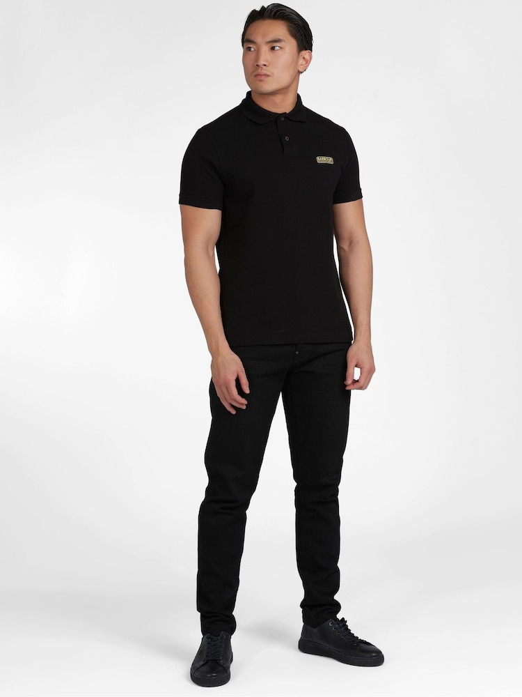 Barbour® International 100% Cotton Essential Polo Shirt - Image 3 of 7