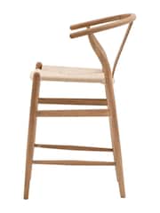 Gallery Home Natural Wesley Bar Stools Set of 2 - Image 4 of 5