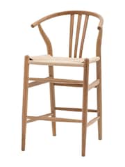 Gallery Home Natural Wesley Bar Stools Set of 2 - Image 5 of 5