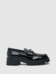 Schuh Levi Chunky Black Loafers - Image 1 of 4