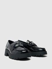 Schuh Levi Chunky Black Loafers - Image 2 of 4