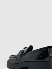 Schuh Levi Chunky Black Loafers - Image 3 of 4