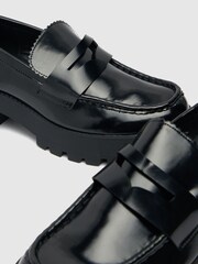 Schuh Levi Chunky Black Loafers - Image 4 of 4