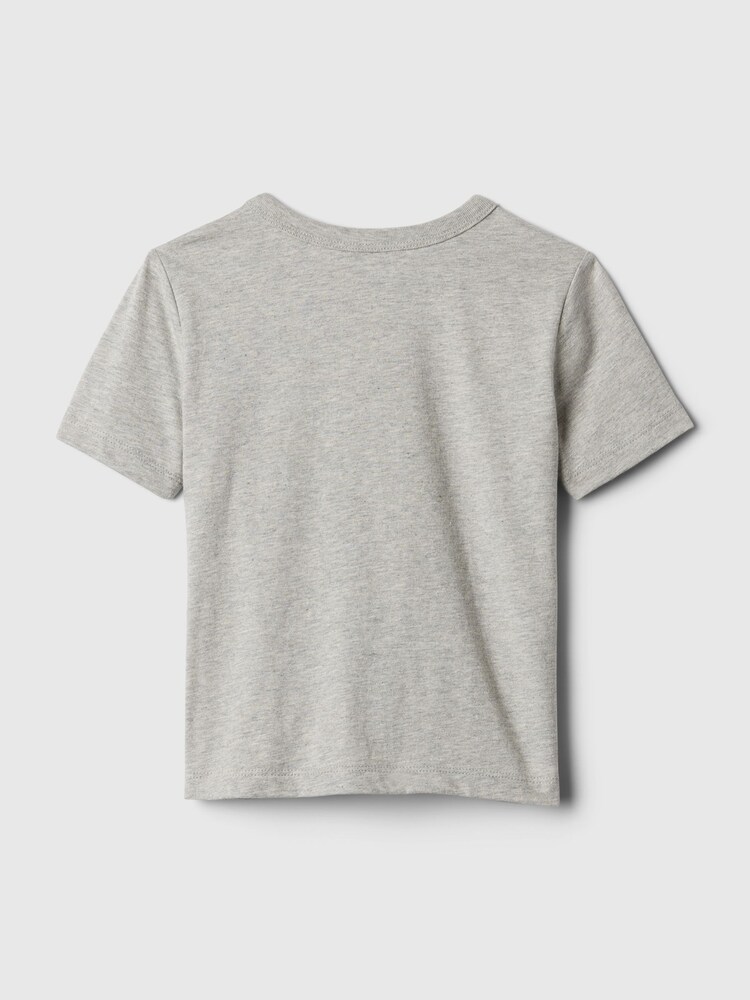 Gap Grey Spaceship Graphic Logo Short Sleeve Crew Neck T-Shirt (Newborn-5yrs) - Image 3 of 3