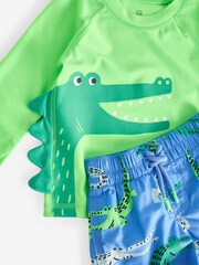Gap Blue Baby Rashguard and Swim Short Set (6mths-5yrs) - Image 4 of 4