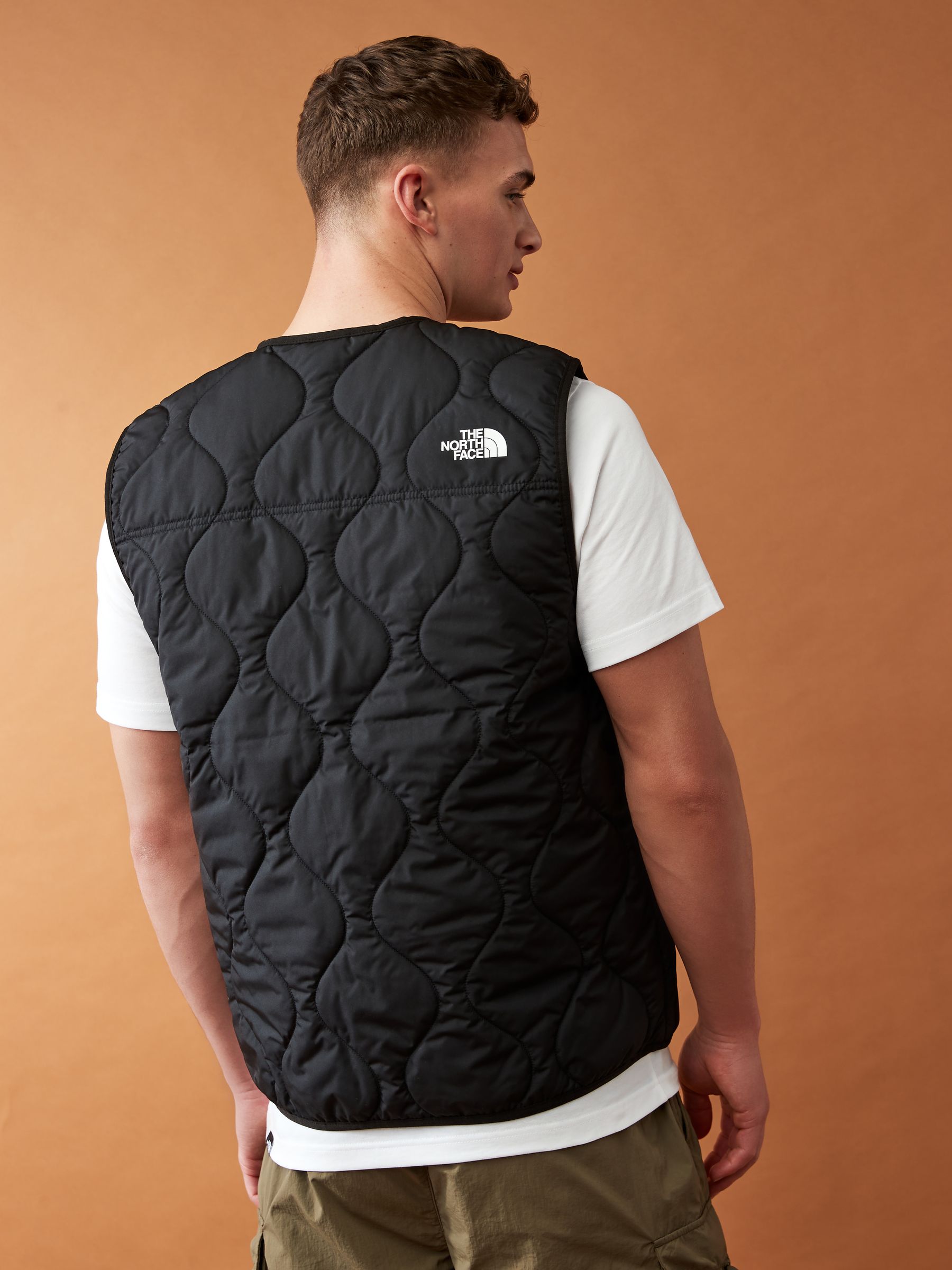North face padded gilet best sale