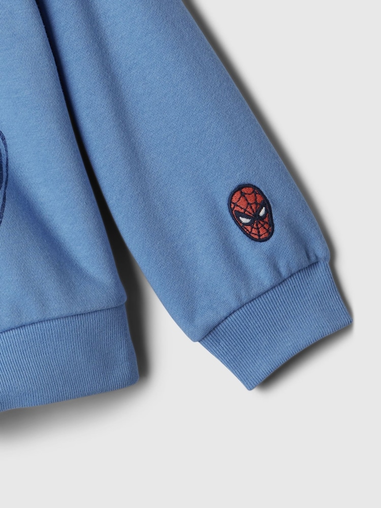 Gap Blue Marvel Graphic Sweatshirt (6mths-5yrs) - Image 3 of 3