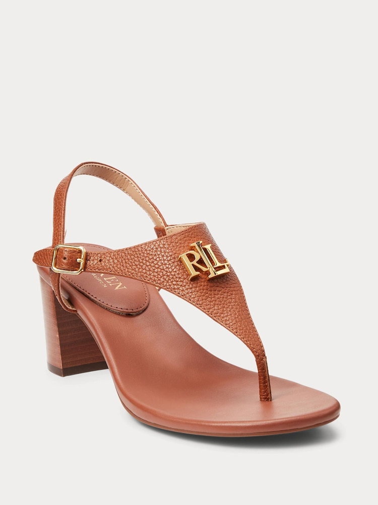 Lauren Ralph Lauren Wescott Tan Sandals - Image 1 of 4 Lauren Ralph Lauren Wescott Tan Sandals - Image 1 of 4