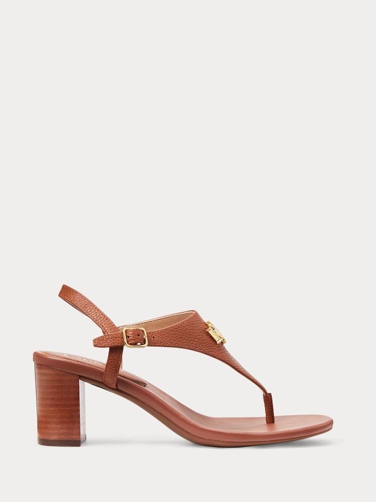 Lauren Ralph Lauren Wescott Tan Sandals - Image 2 of 4 Lauren Ralph Lauren Wescott Tan Sandals - Image 2 of 4