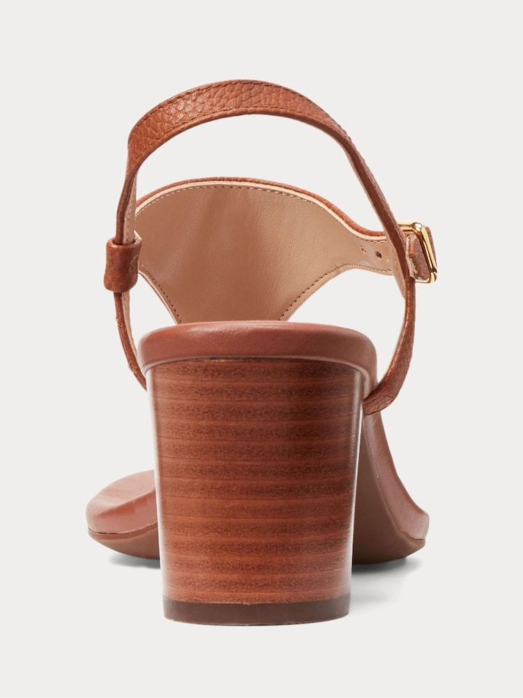 Lauren Ralph Lauren Wescott Tan Sandals - Image 4 of 4 Lauren Ralph Lauren Wescott Tan Sandals - Image 4 of 4