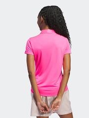 adidas Golf Womens Solid Short Sleeve Polo Shirt - Image 2 of 6