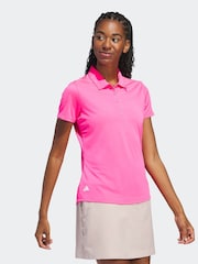 adidas Golf Womens Solid Short Sleeve Polo Shirt - Image 3 of 6