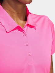 adidas Golf Womens Solid Short Sleeve Polo Shirt - Image 4 of 6
