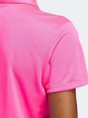 adidas Golf Womens Solid Short Sleeve Polo Shirt - Image 5 of 6