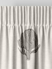 Emily Bond Pebble Grey Globe Made to Measure Curtains - Image 6 of 9