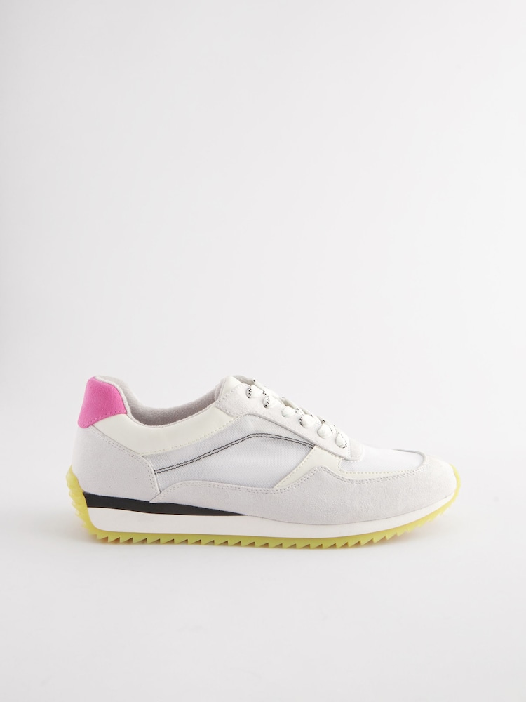 Multi Pastel Forever Comfort® Mesh Lace-Up Trainers - Image 4 of 7