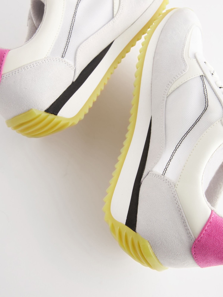 Multi Pastel Forever Comfort® Mesh Lace-Up Trainers - Image 5 of 7