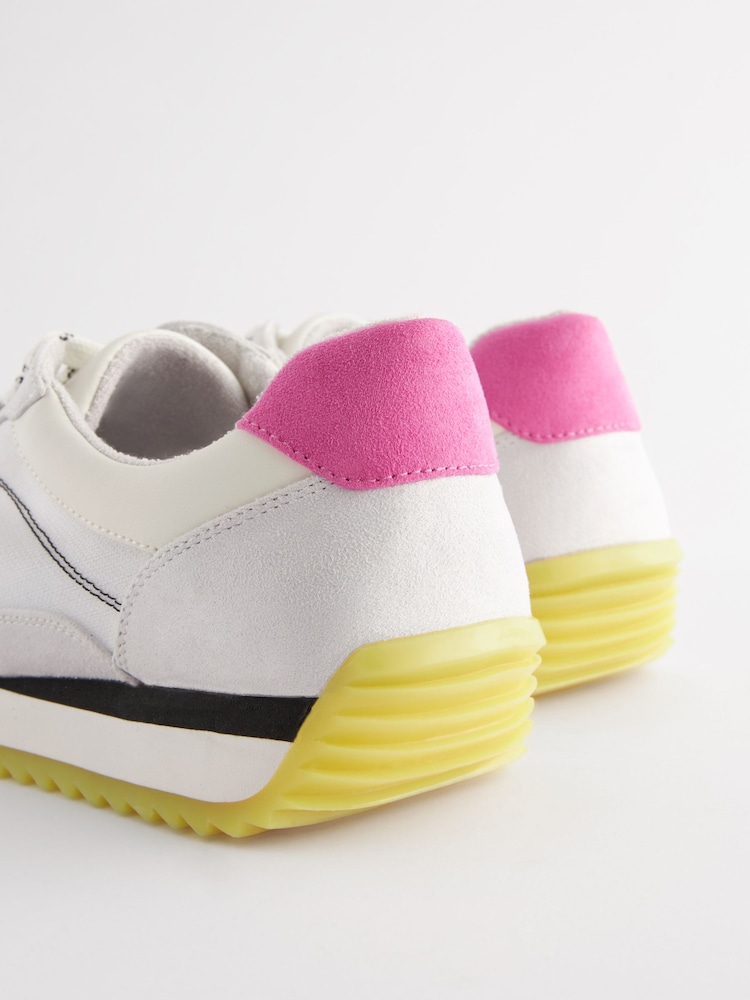 Multi Pastel Forever Comfort® Mesh Lace-Up Trainers - Image 7 of 7