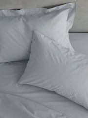 Catherine Lansfield Grey Percale Flat Sheet - Image 2 of 3