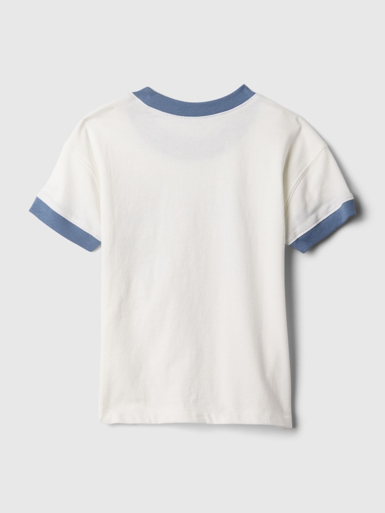 Gap White Marvel Graphic Short Sleeve Crew Neck T-Shirt (6mths-5yrs) - Image 2 of 2 Gap White Marvel Graphic Short Sleeve Crew Neck T-Shirt (6mths-5yrs) - Image 2 of 2